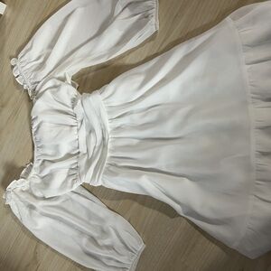 White Off-Shoulder Dress